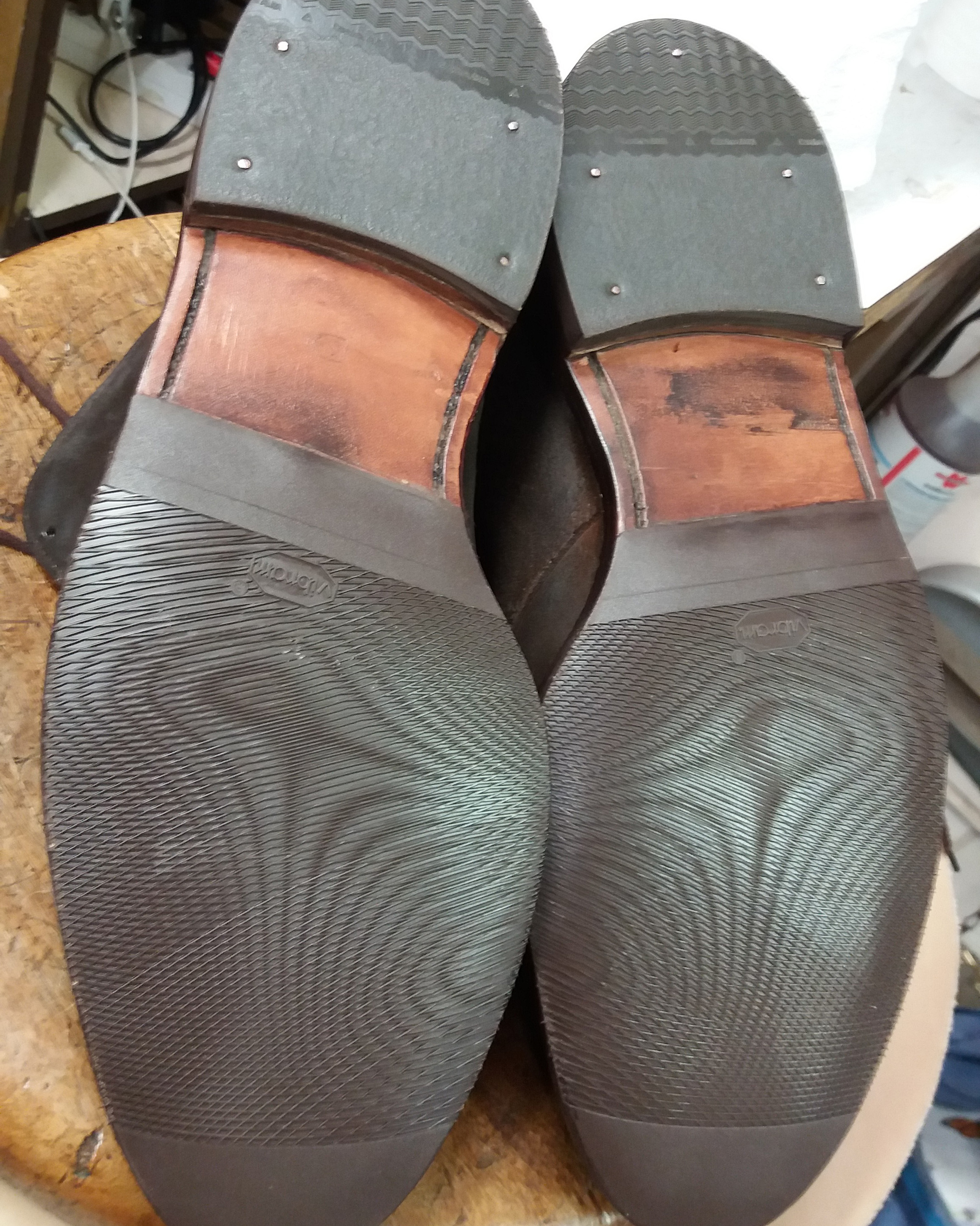 Chaussures composant Pré en cuir Stacked talons cordonnerie prêt à façonner 
